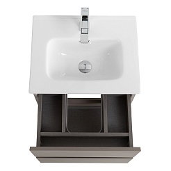 BelBagno Тумба под раковину Kraft 39-50 подвесная Бежевый матовый – фотография-8